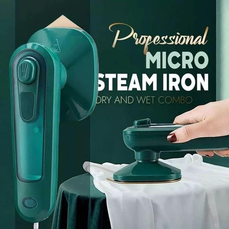 Micro Steam Iron for Clothes Portable Mini Ironing Machine.