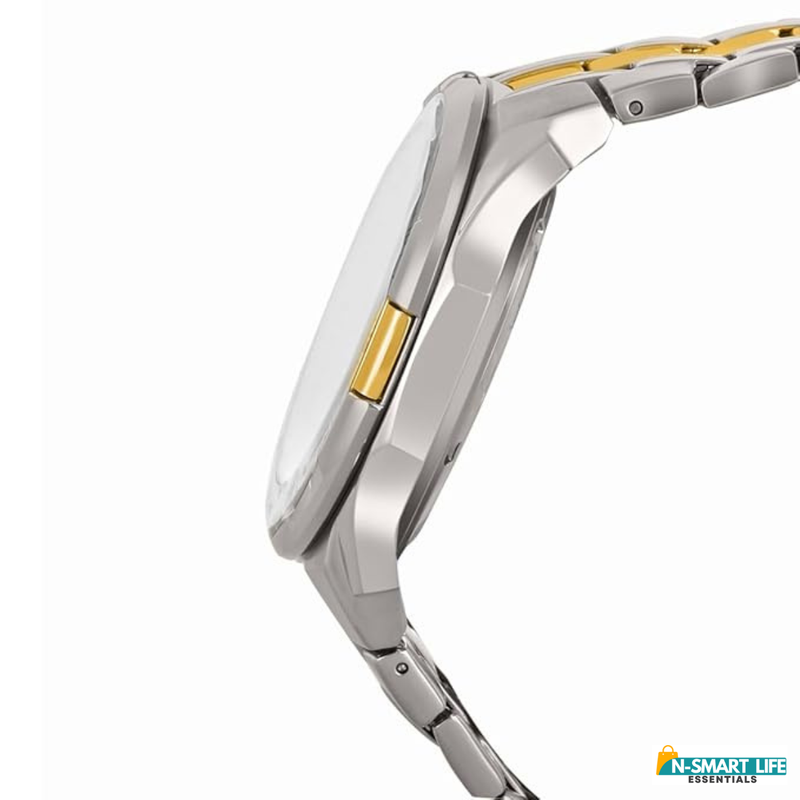 EDI_FICE X9-11003-11P Silver Golden Watch.