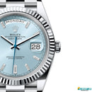 R9-1100222-57P RO_LEX Premium Day Date – Silver Sky Blue Dial Watch
