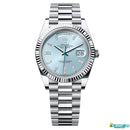 R9-1100222-57P RO_LEX Premium Day Date – Silver Sky Blue Dial Watch