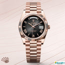 R9-110027-56P RO_LEX Premium Day Date – Golden Brown Dial Watch.
