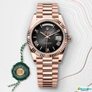 R9-110027-56P RO_LEX Premium Day Date – Golden Brown Dial Watch.
