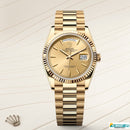 R9-110028A-56P RO_LEX Premium Day Date – Golden Dial Watch.