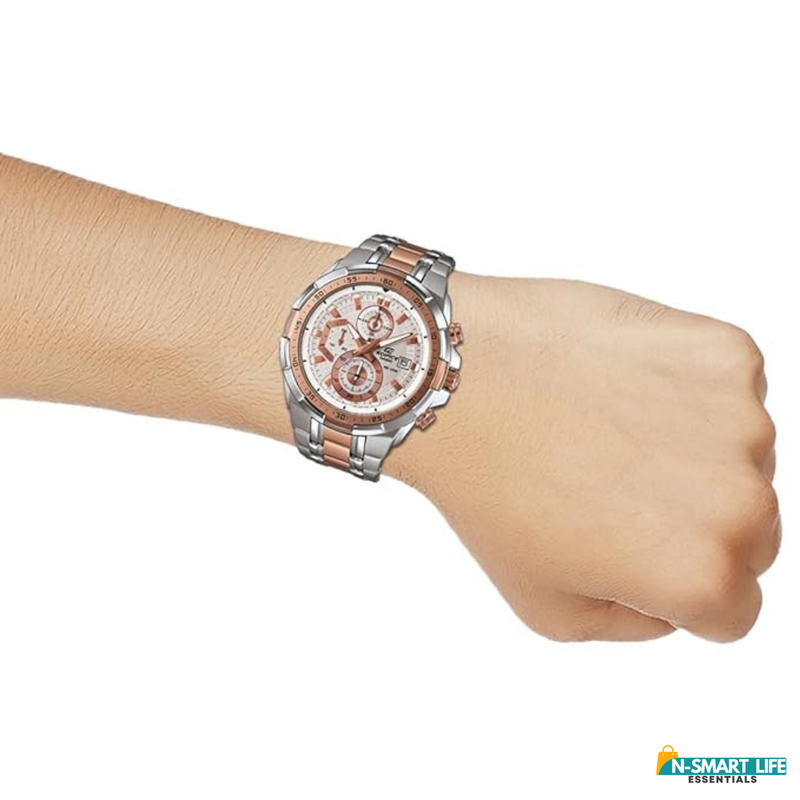 X9-11056-P Silver Dual Tone Stainless Steel Man's Watch.