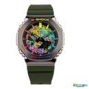 X9-110122-11P CASI_OK Silver Green Watch.