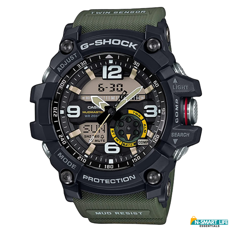 X9-110001-11P Mud Master Black Analog-Digital Watch.