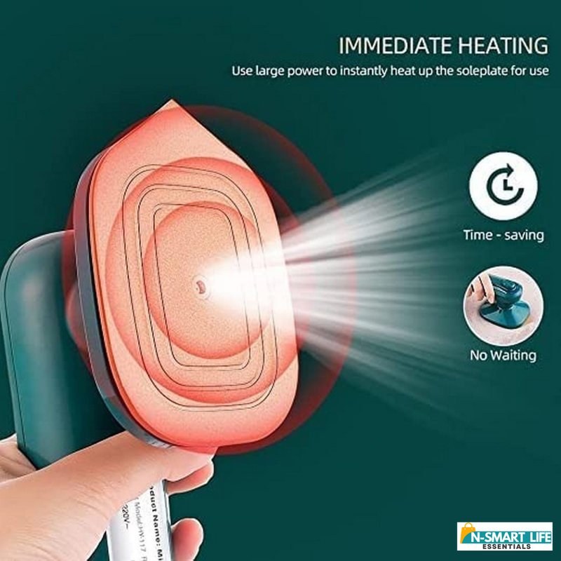 Micro Steam Iron for Clothes Portable Mini Ironing Machine.