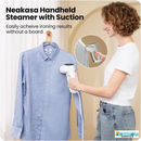 Magic 1 Handheld Garment Steamer with Suction No Ironing Board Needed.