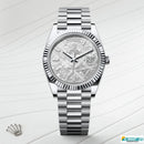R9-1100221-57P RO_LEX Premium Day Date – Silver Dial Watch,