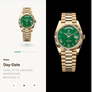 R9-110024-56P RO_LEX Gold Watch – Green Dial.