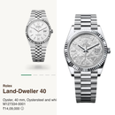 R9-1100221-57P RO_LEX Premium Day Date – Silver Dial Watch,