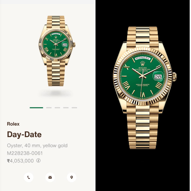 R9-110024-56P RO_LEX Gold Watch – Green Dial.